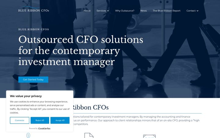 Screenshot of blueribboncfos.com
