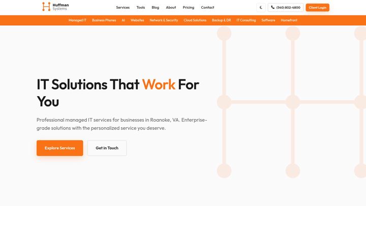 Screenshot of blueridgecomputer.net