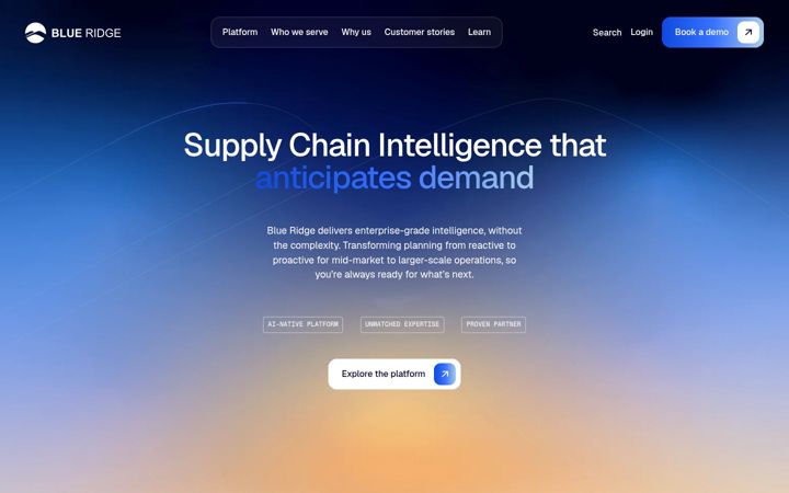 Zrzut ekranu blueridgeglobal.com