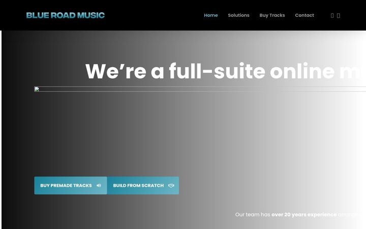 Zrzut ekranu blueroadmusic.com