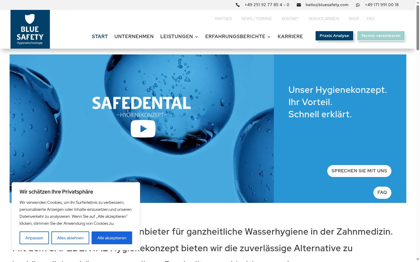 Screenshot tal-banner tal-kunsens muri qabel kwalunkwe interazzjoni