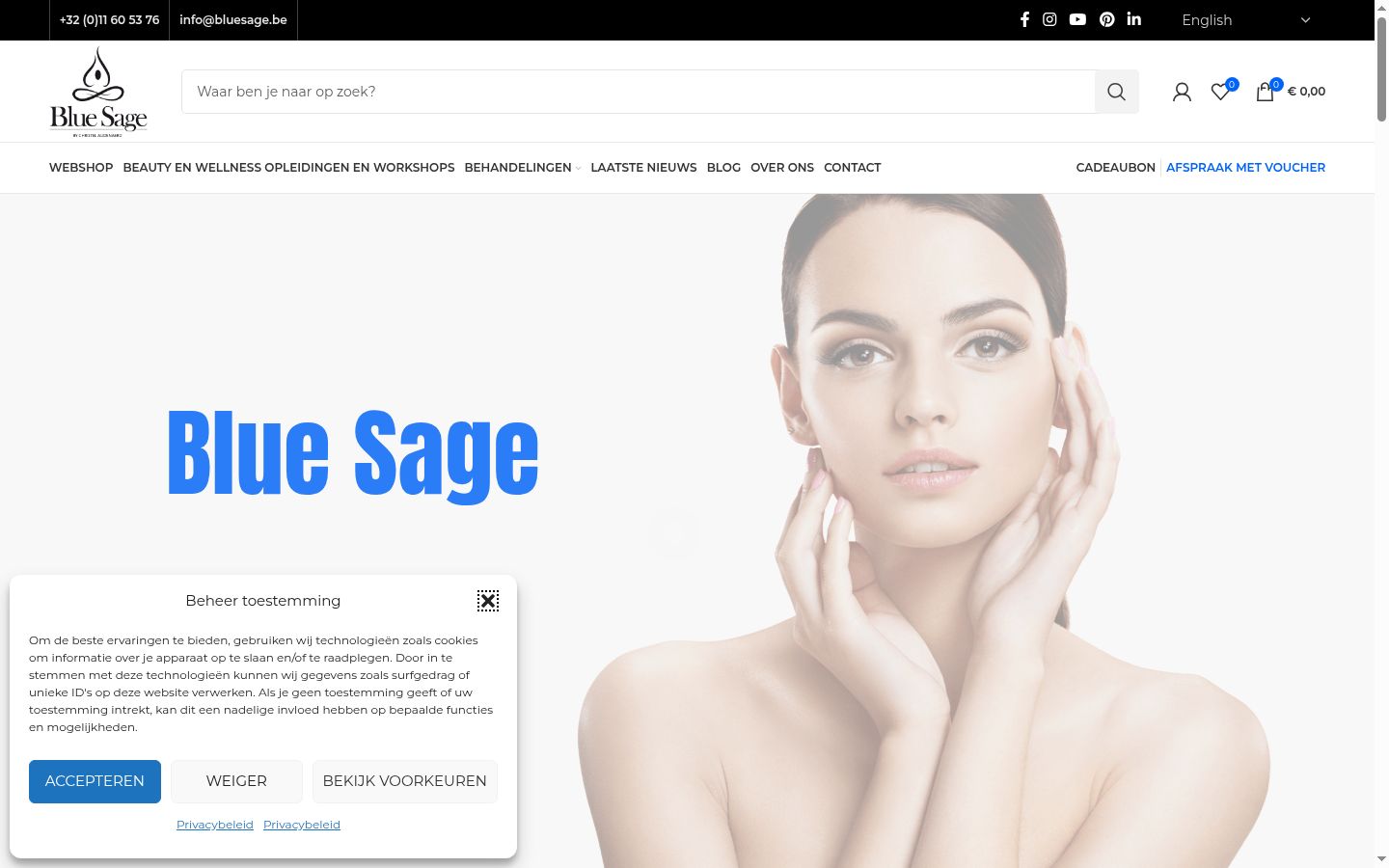 Sutikimo reklamjuostės, rodytos prieš bet kokią sąveiką, ekrano kopija