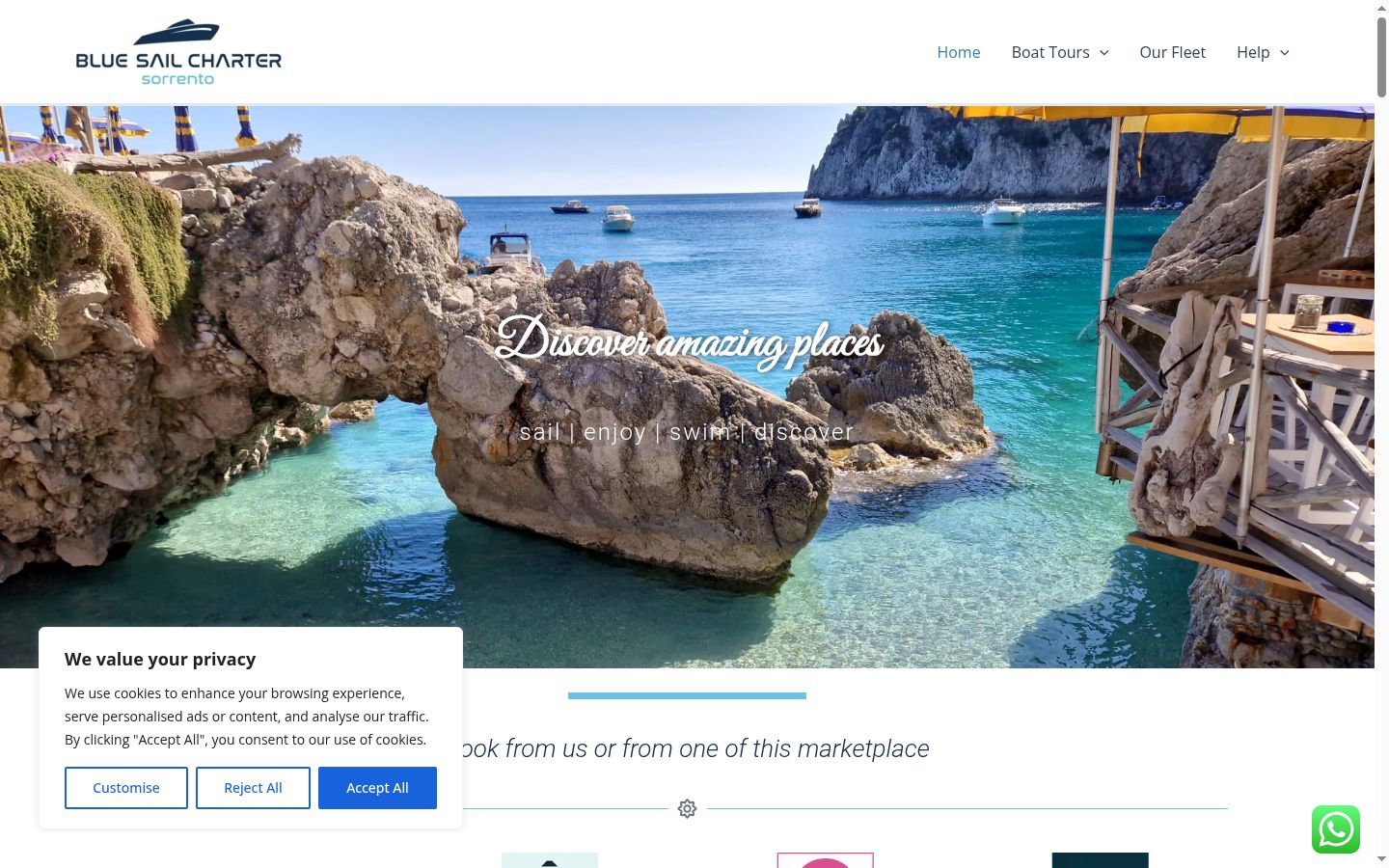 Screenshot tal-banner tal-kunsens muri qabel kwalunkwe interazzjoni