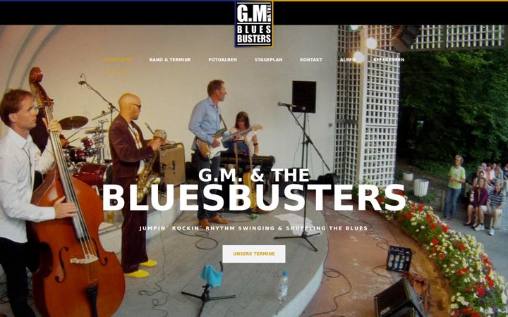 Ekraanipilt saidist bluesbusters.de