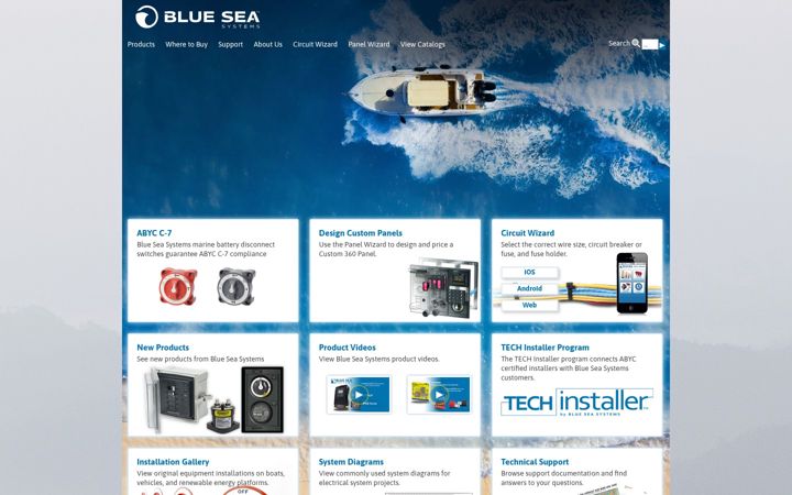 Screenshot of bluesea.com