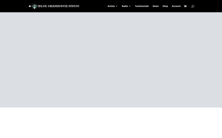 Screenshot of blueshamrockmusic.com