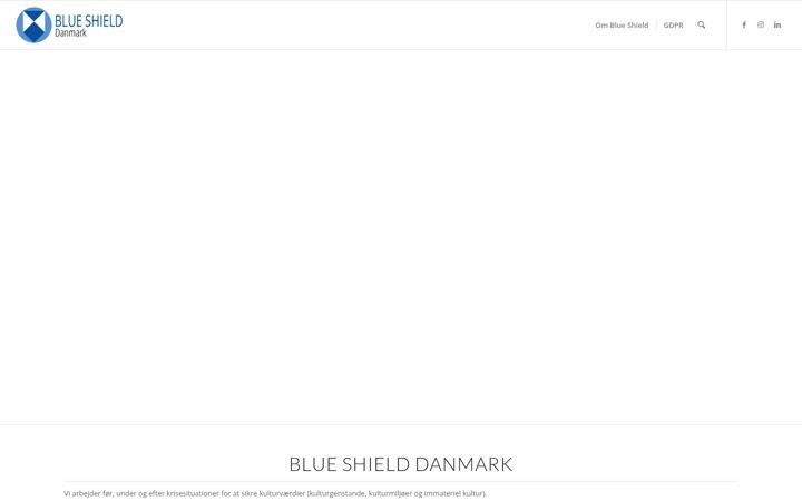 Captură de ecran a blueshield.dk