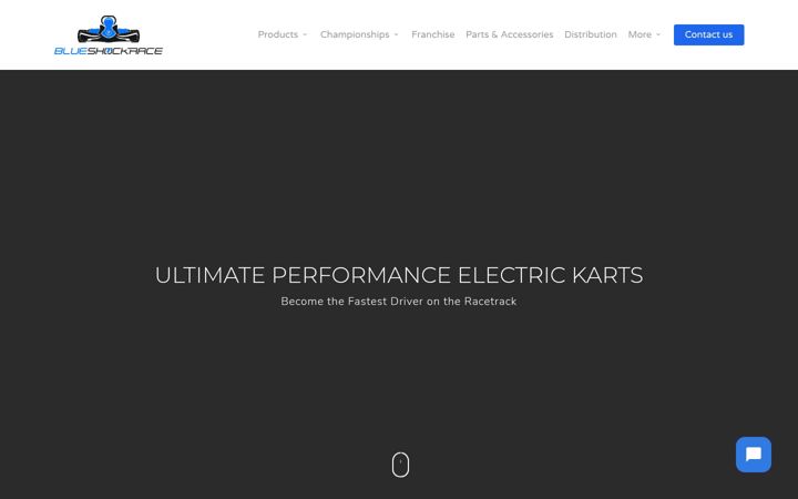 Screenshot of blueshockrace.com