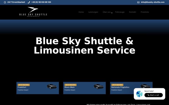 Képernyőkép: bluesky-shuttle.com