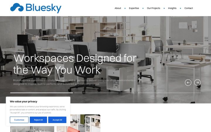 Screenshot of bluesky.je