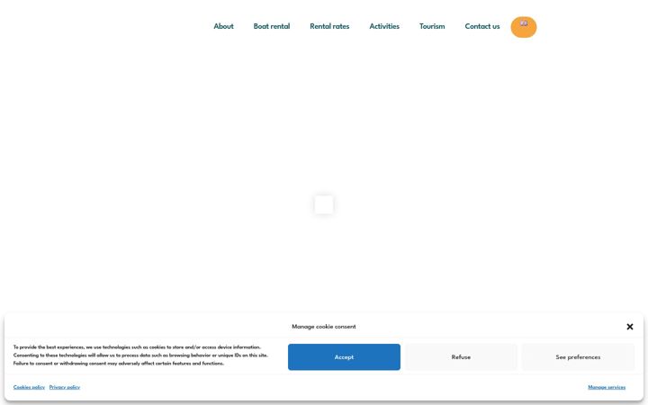 Ekrānuzņēmums no blueskyboat.com