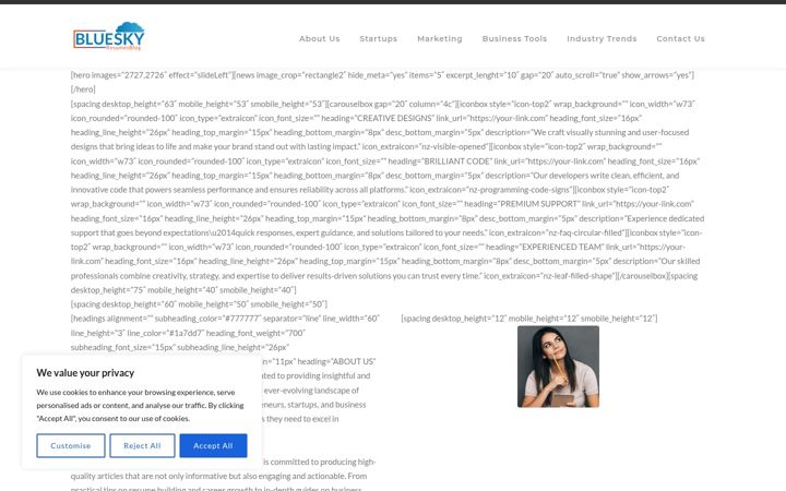 Screenshot of blueskyresumesblog.com