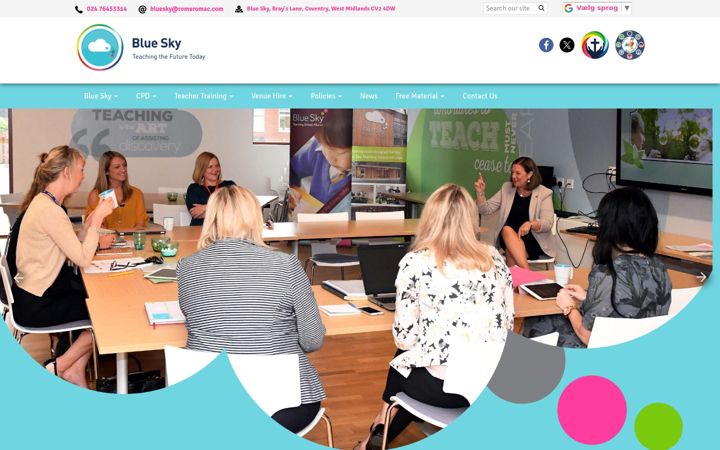 Screenshot of blueskytsa.co.uk