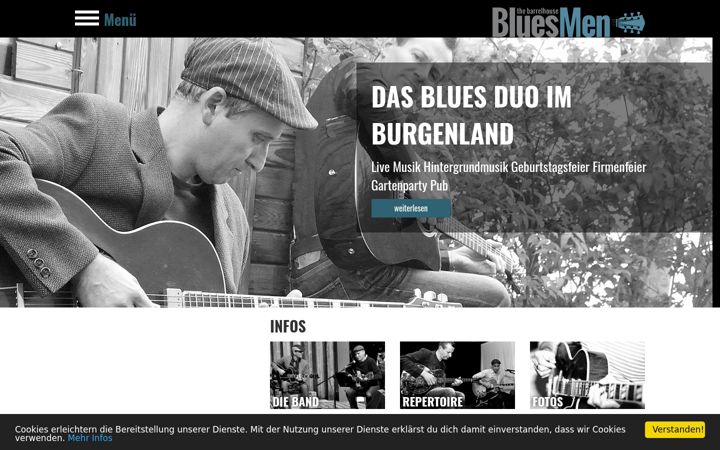 Screenshot of bluesmen.at