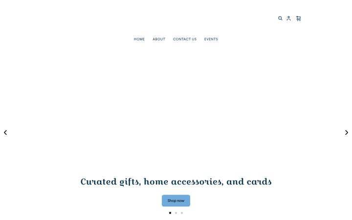 Screenshot of bluesnailgiftshop.com