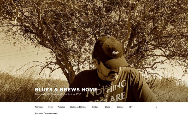 Screenshot of bluesnbrews.es