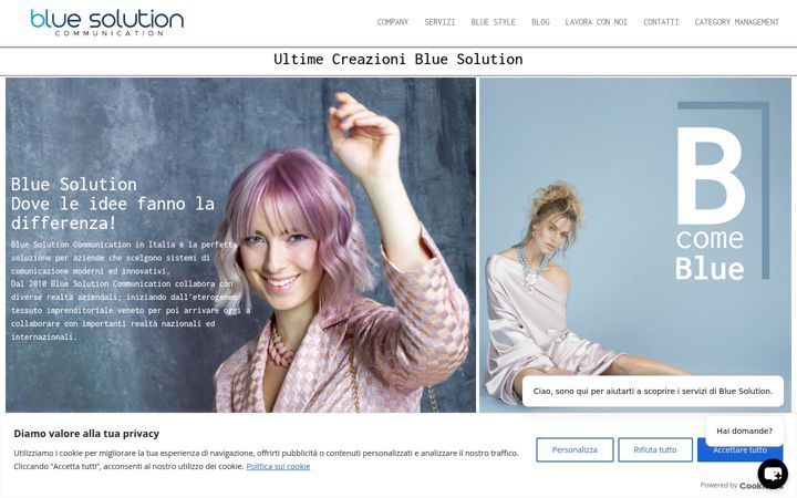 Screenshot of bluesolution.it