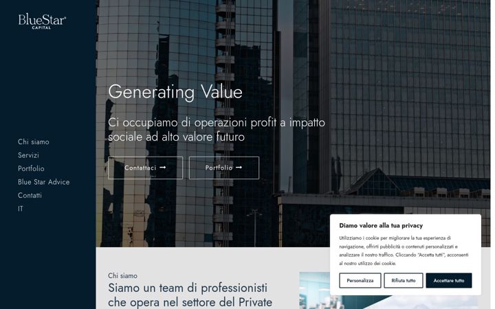 Screenshot von bluestarcapital.it