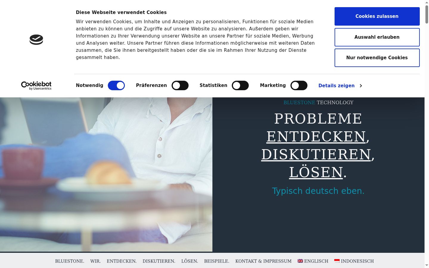 Screenshot tal-banner tal-kunsens muri qabel kwalunkwe interazzjoni