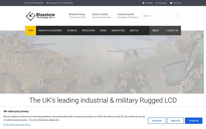 Screenshot di bluestonetechnology.co.uk