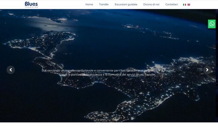 Screenshot of bluestransfer.it