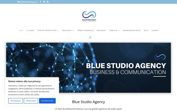 Screenshot di bluestudioagency.it