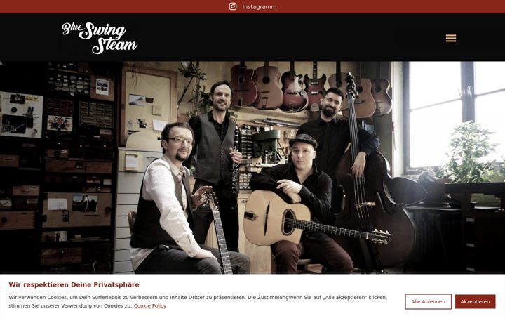 Snimka zaslona za blueswingsteam.de