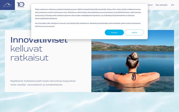 Snimka zaslona za bluet.fi