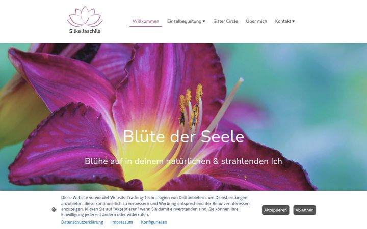 Captura de pantalla de bluetederseele.de