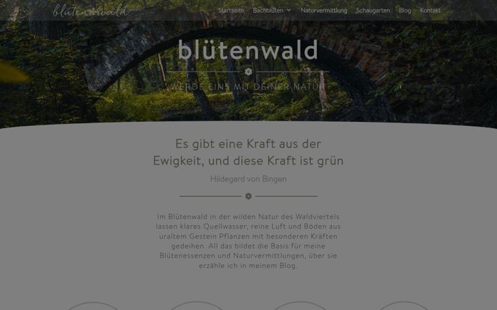 Screenshot of bluetenwald.at