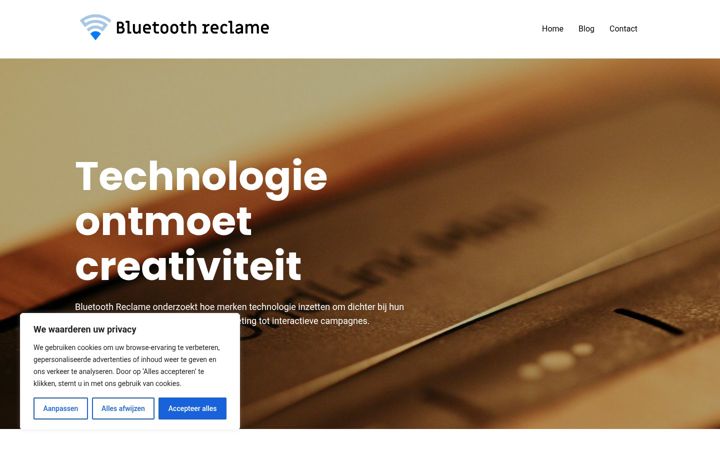 Skærmbillede af bluetoothreclame.nl