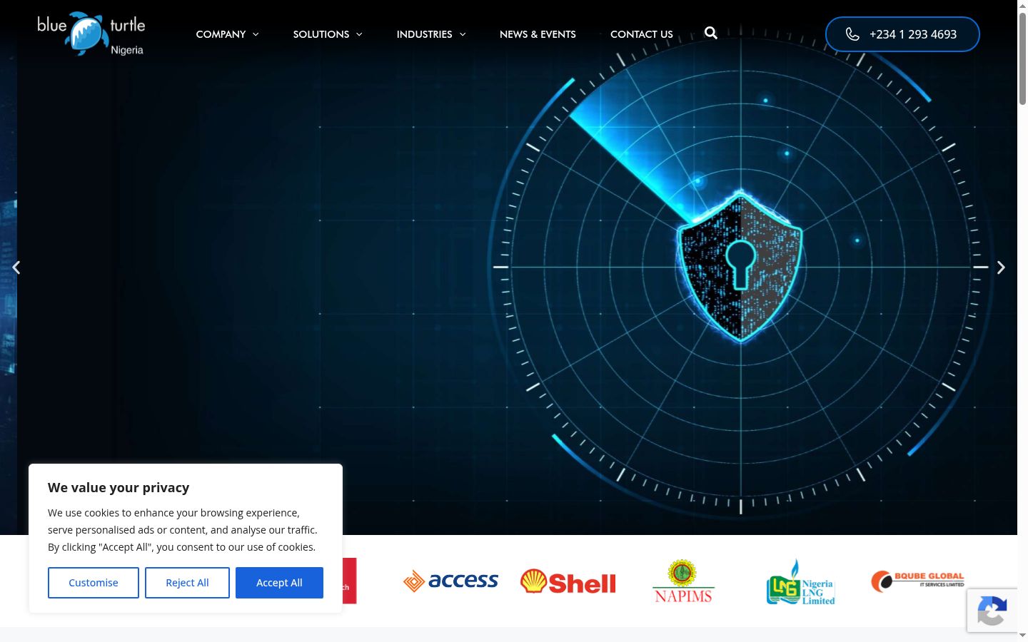 Capture d'écran de la bannière de consentement affichée avant toute interaction