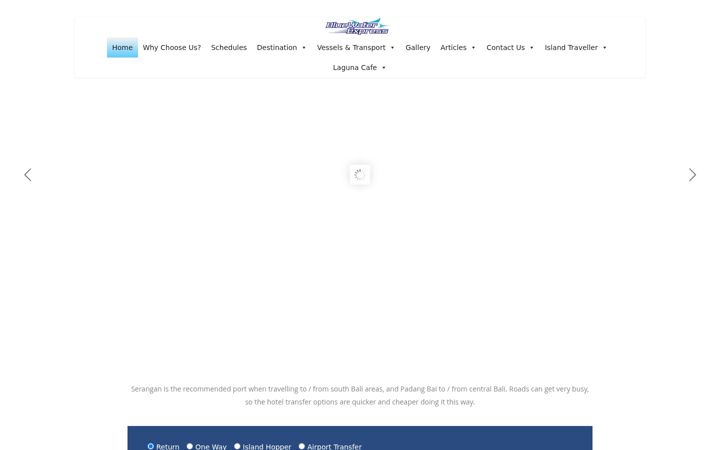 Screenshot of bluewater-express.com