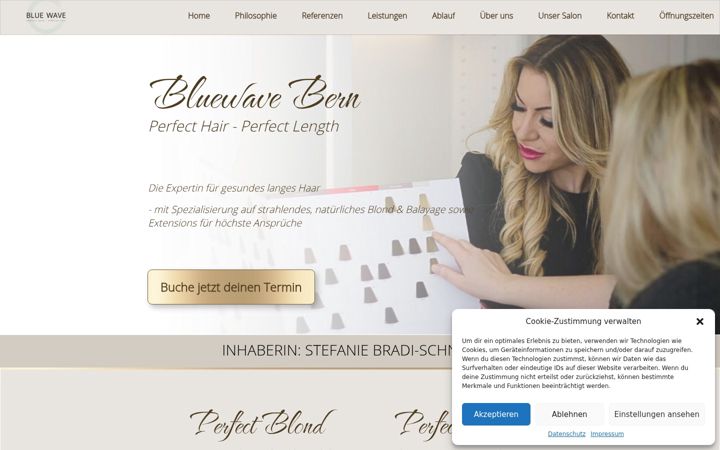 Snímek obrazovky bluewavebern.ch