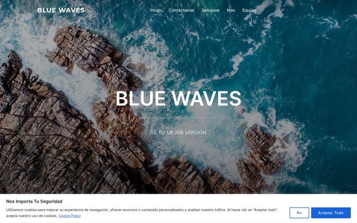 Screenshot of bluewavesagency.com