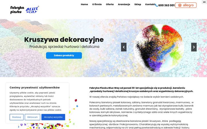 Screenshot ta' blueway.pl
