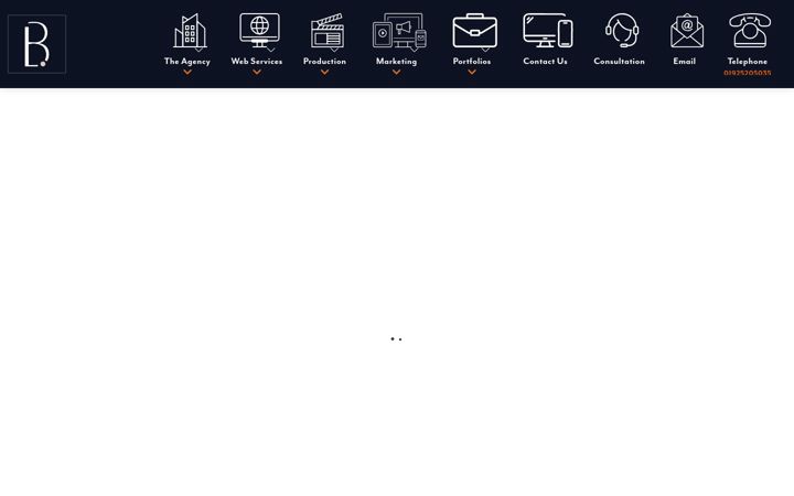 Screenshot of bluewhalemedia.co.uk