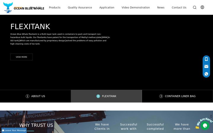 Screenshot of bluewhalepack.com