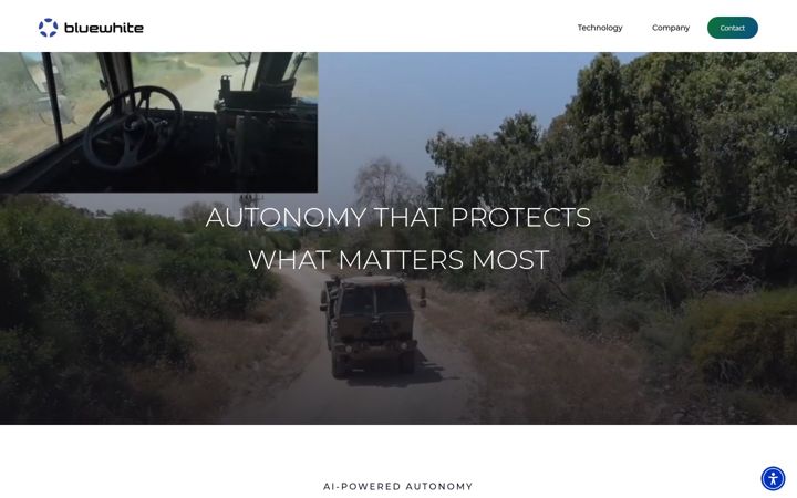 Screenshot του bluewhiterobotics.com