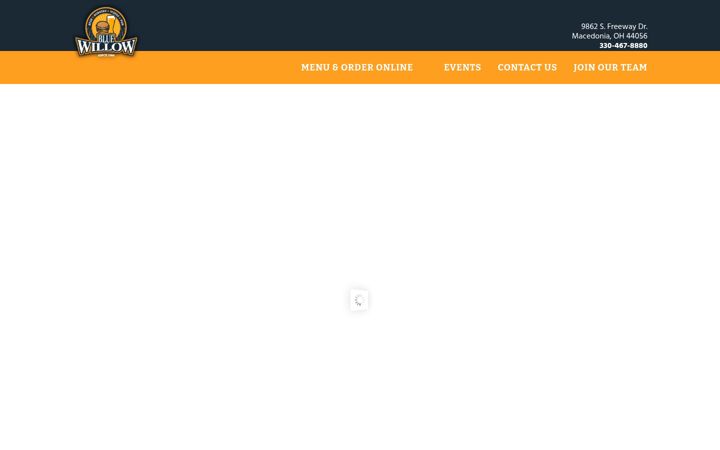 Screenshot of bluewillowlounge.com