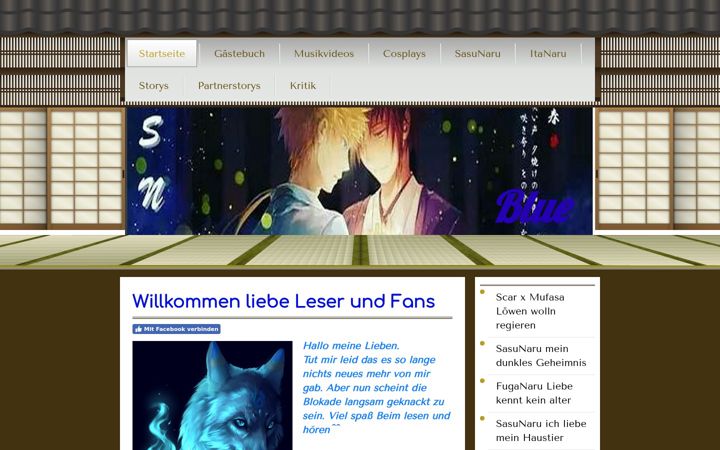 Screenshot of bluewolf-narutoyaoi.net