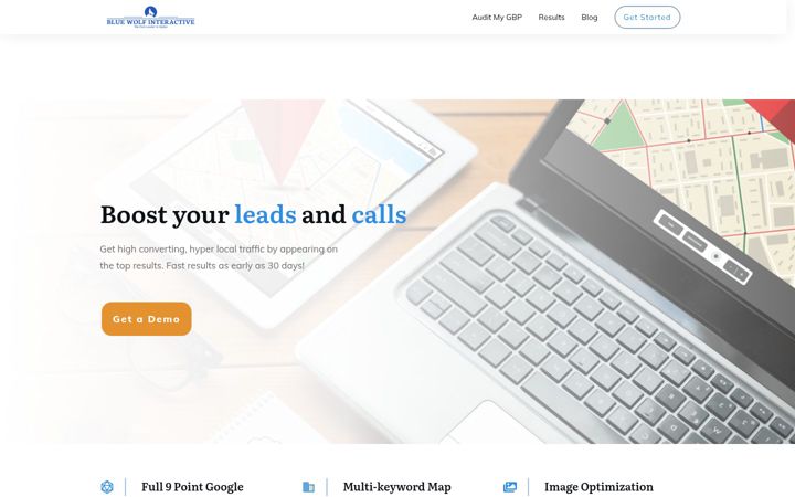 Screenshot of bluewolfinteractive.com