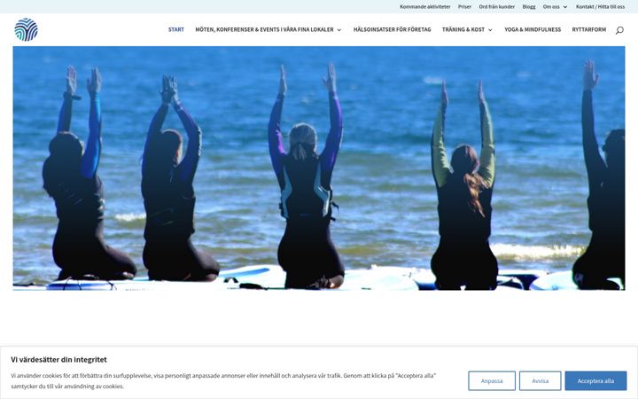 Screenshot of bluezense.com