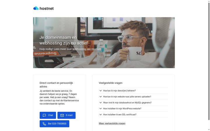 Screenshot of blufamsterdam.nl