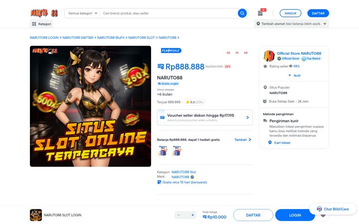 Screenshot of blufitbottle.com