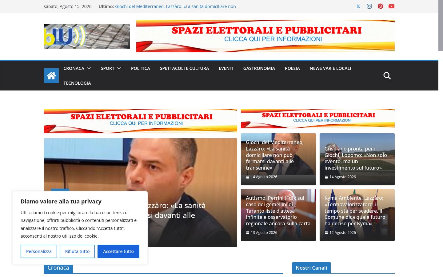 Snímka obrazovky banera súhlasu zobrazeného pred akoukoľvek interakciou