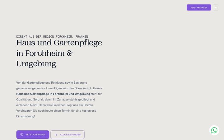 Screenshot of bluhm.bayern