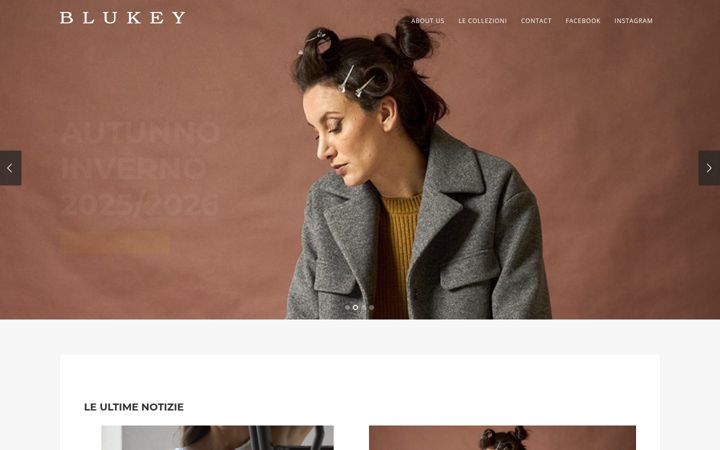 Screenshot of blukey.it