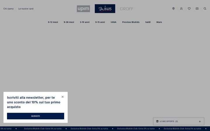 Screenshot of blukids.com