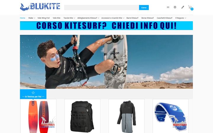 Screenshot of blukite.it